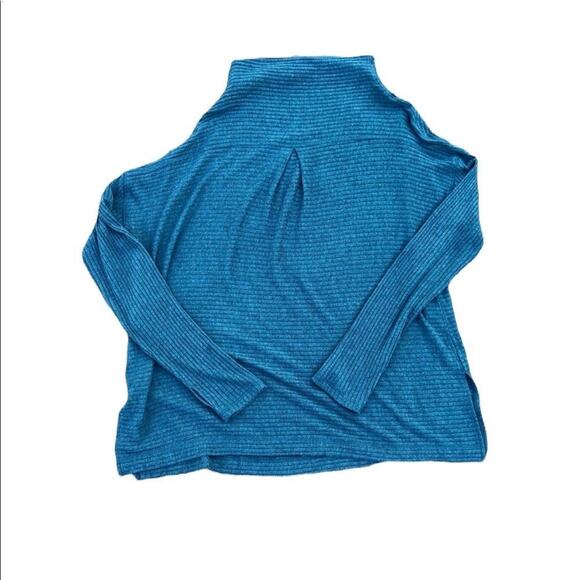 LUCKY BRAND Oversized Sweater W/ High Neck, Thumb Holes & Slide Slits Size Large - Picture 2 of 7